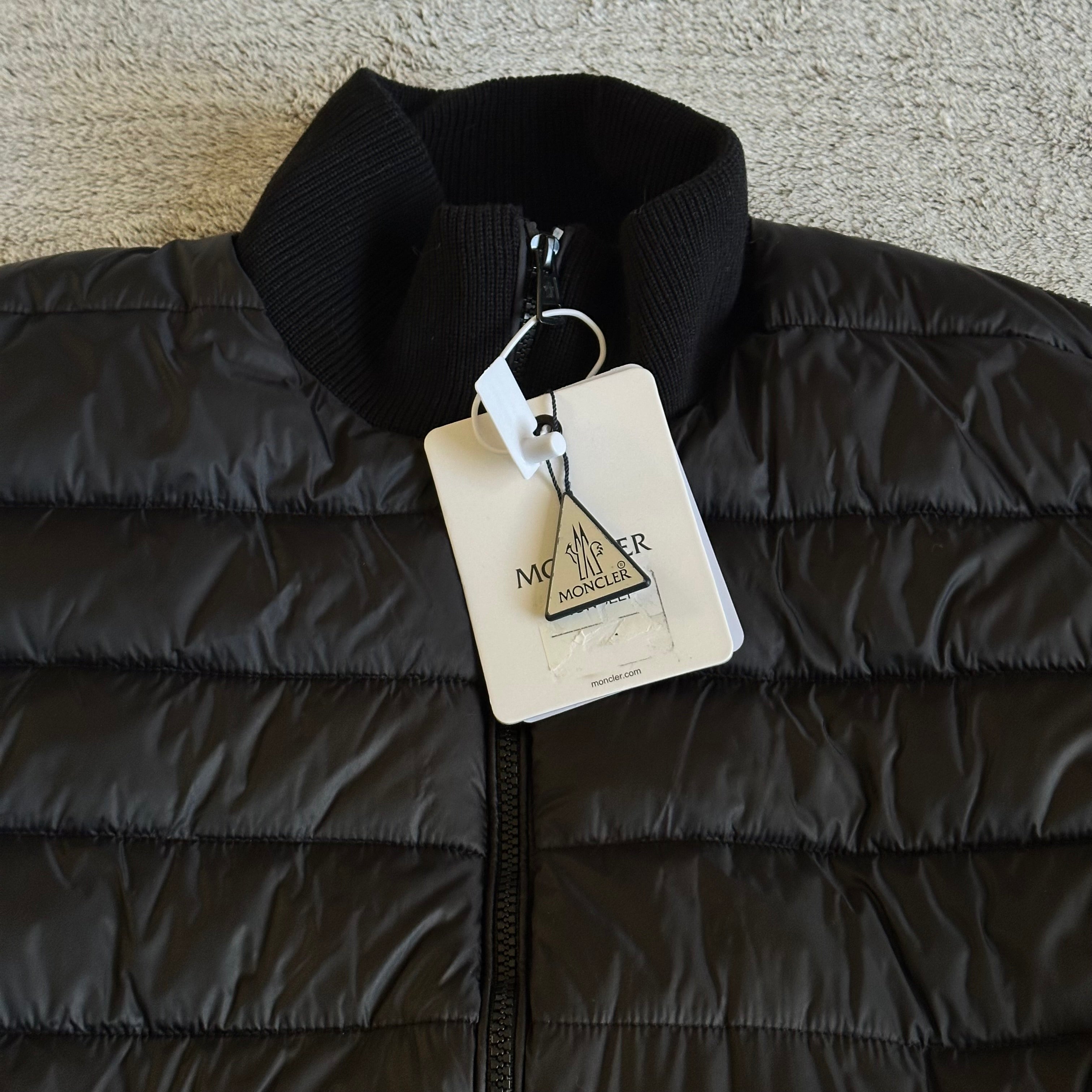 Moncler Hybrid Noir Quilted Jacket — Limited Edition | XL