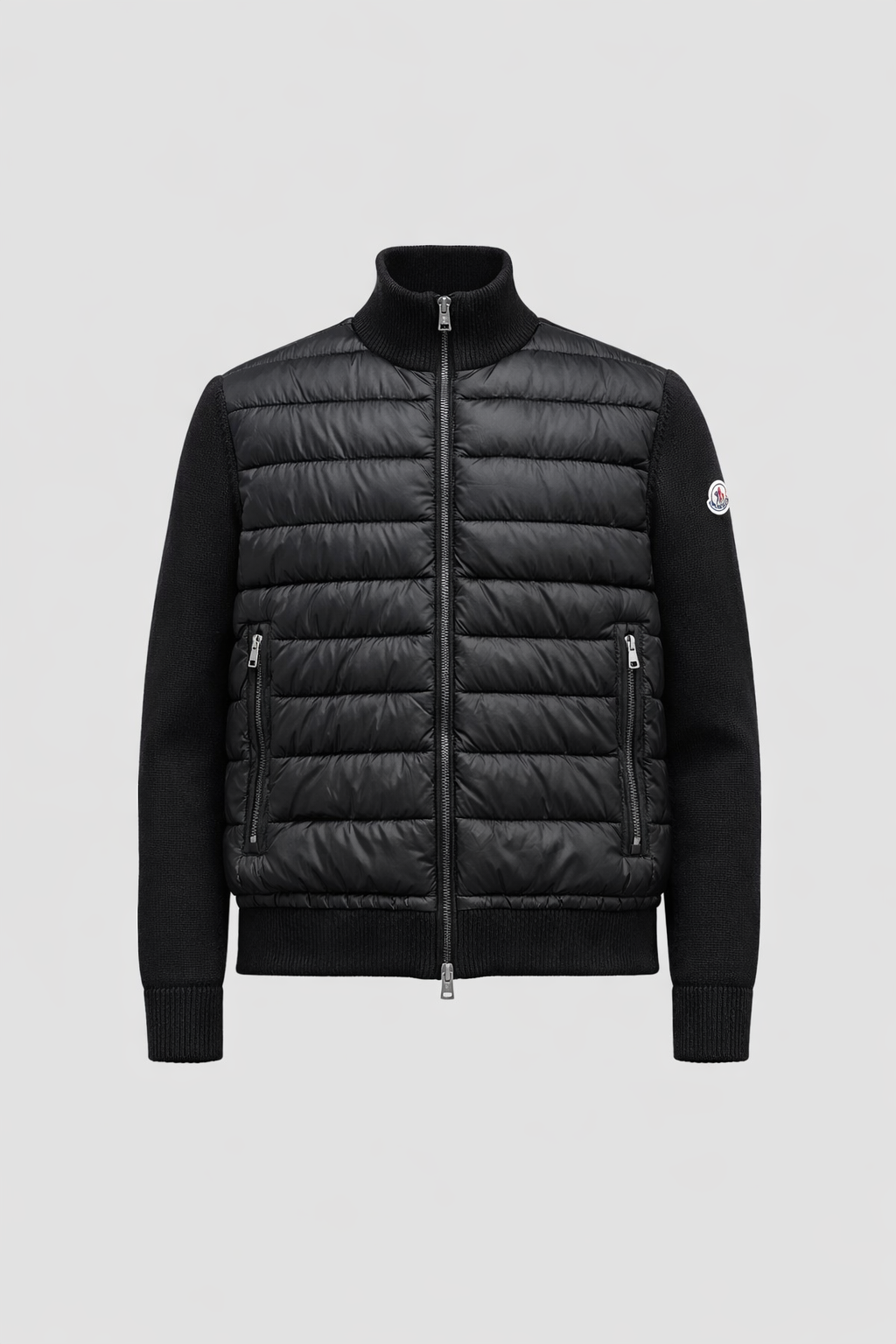 Moncler Hybrid Noir Quilted Jacket — Limited Edition | XL