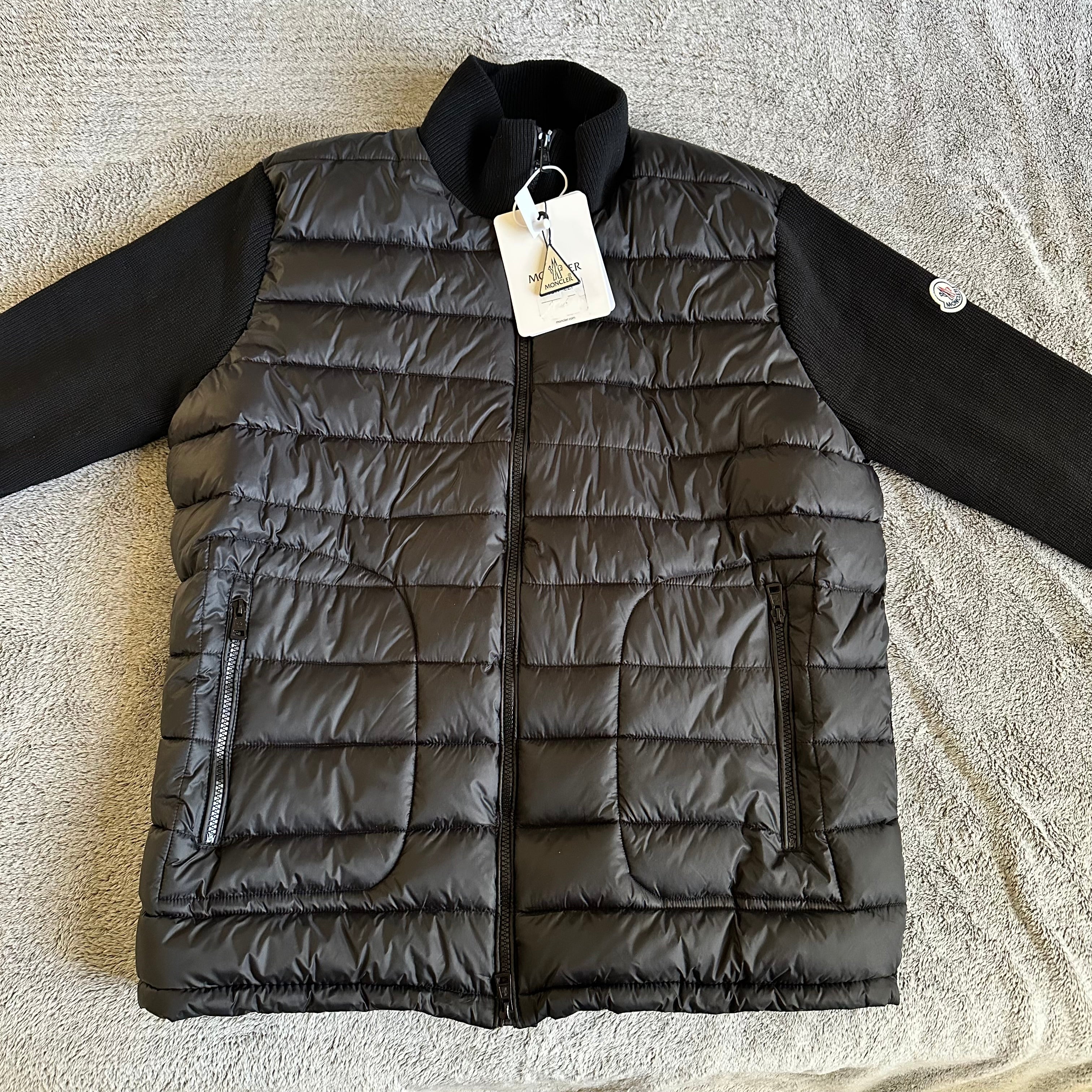 Moncler Hybrid Noir Quilted Jacket — Limited Edition | XL